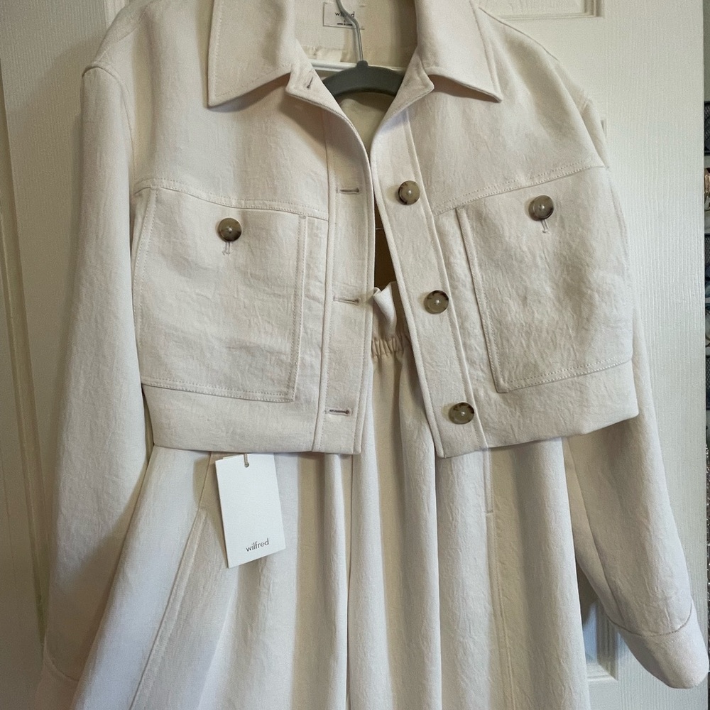 Wilfred Cream Women's Jacket and pant set
